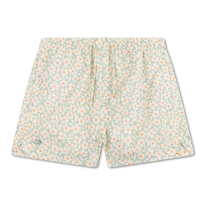 Swim Essentials Yazlık Kız Çocuk Şort Mayo- Flower Ekru