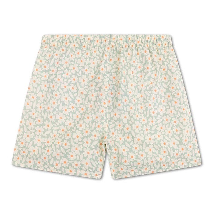 Swim Essentials Yazlık Kız Çocuk Şort Mayo- Flower Ekru