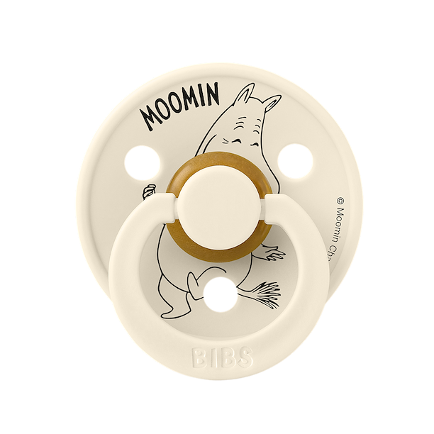 Bibs x Moomins Colour Moomintroll Emzik - Ivory 6+ Ay Bej