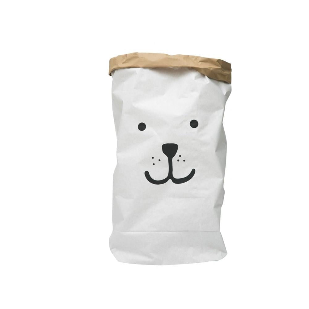 Tellkiddo Kağıt Sepet Bear Black STD