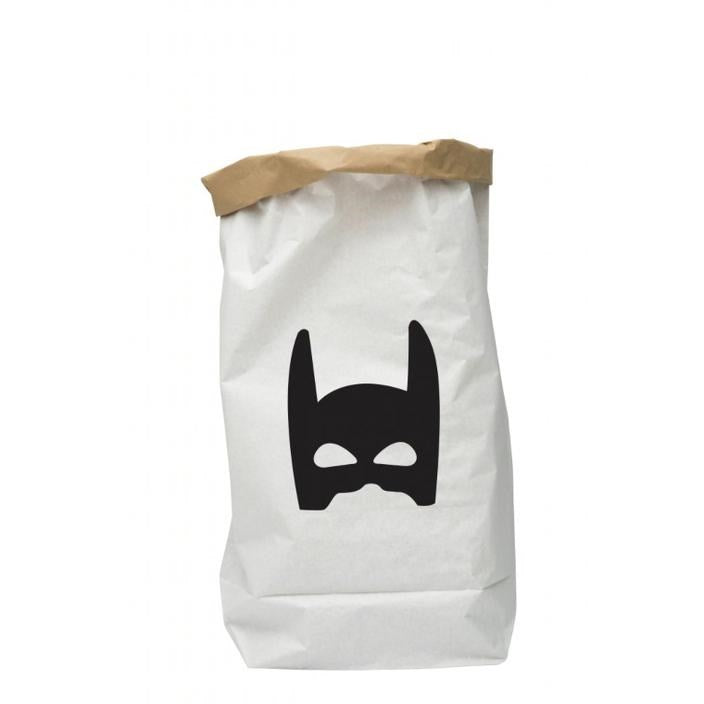 Tellkiddo Kağıt Sepet Superhero Black STD