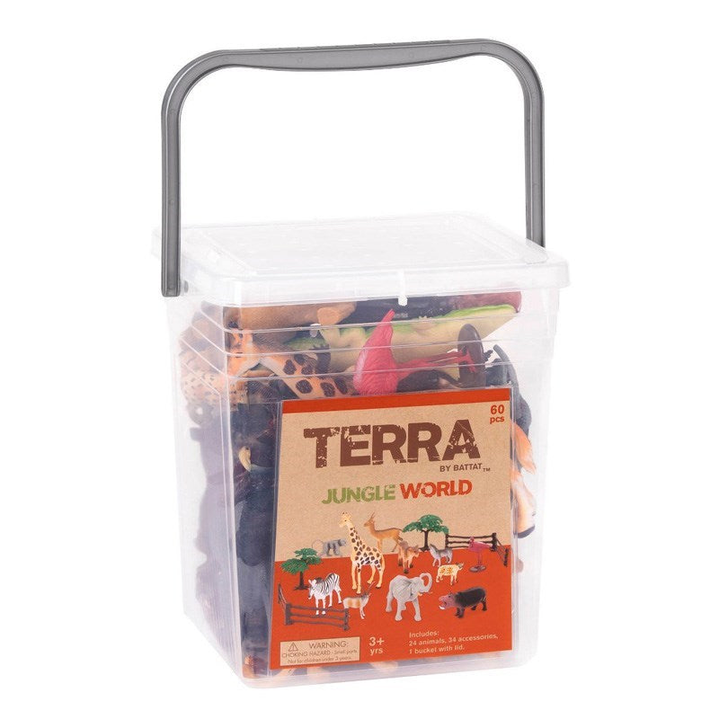 Terra Büyük Oyun Seti Safari Dünyası 60 Parça