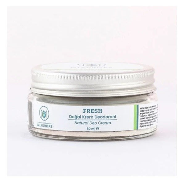 The Miadrops Fresh Doğal Krem Deodorant - 50ml