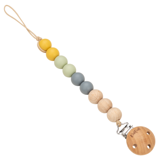 Bibs Kidful Boncuk Emzik Askısı - Safari STD