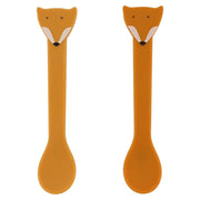 Trixie 2'li Silikon Kaşık - Mr. Fox
