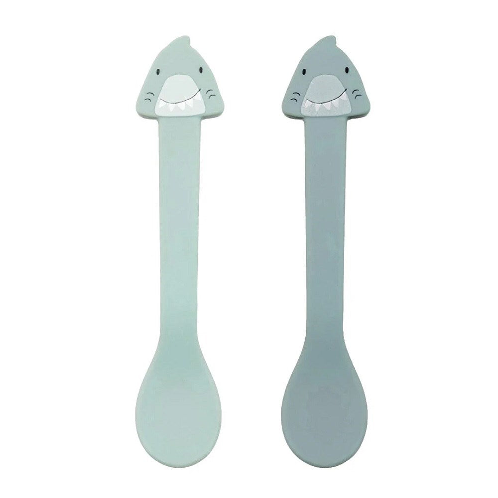 Trixie 2'li Silikon Kaşık - Mr. Shark