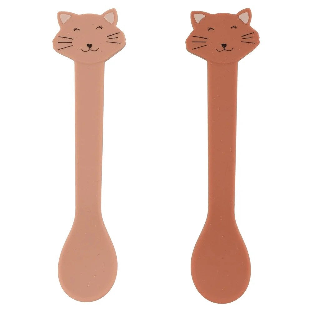 Trixie 2'li Silikon Kaşık - Mrs. Cat