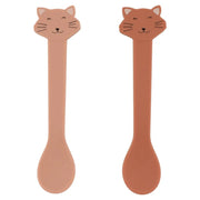 Trixie 2'li Silikon Kaşık - Mrs. Cat