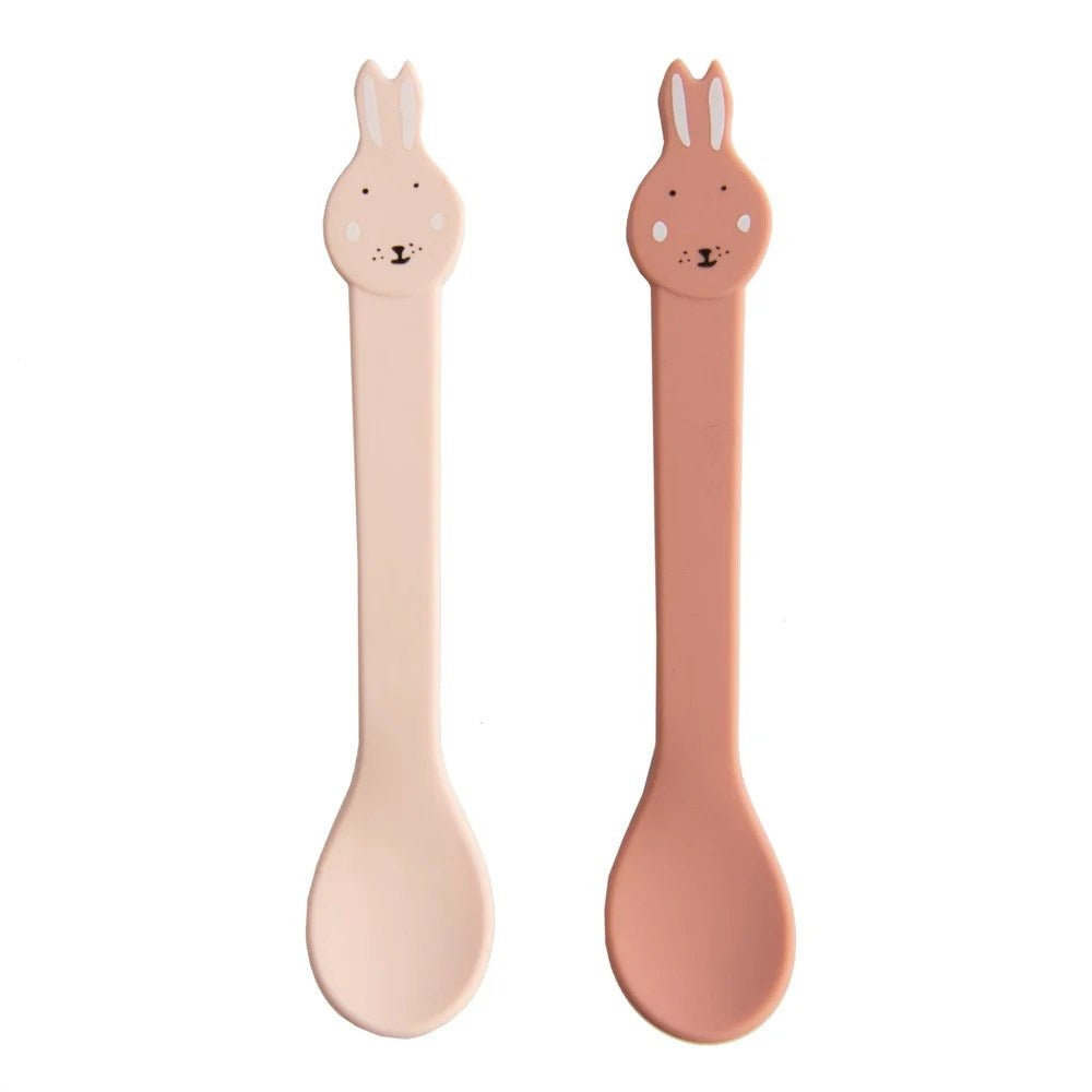 Trixie 2'li Silikon Kaşık - Mrs. Rabbit