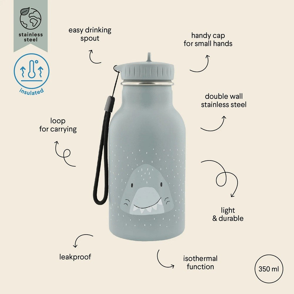 Trıxie Çocuk Çelik Termos Su Şişesi 350 ml - Mr.Shark