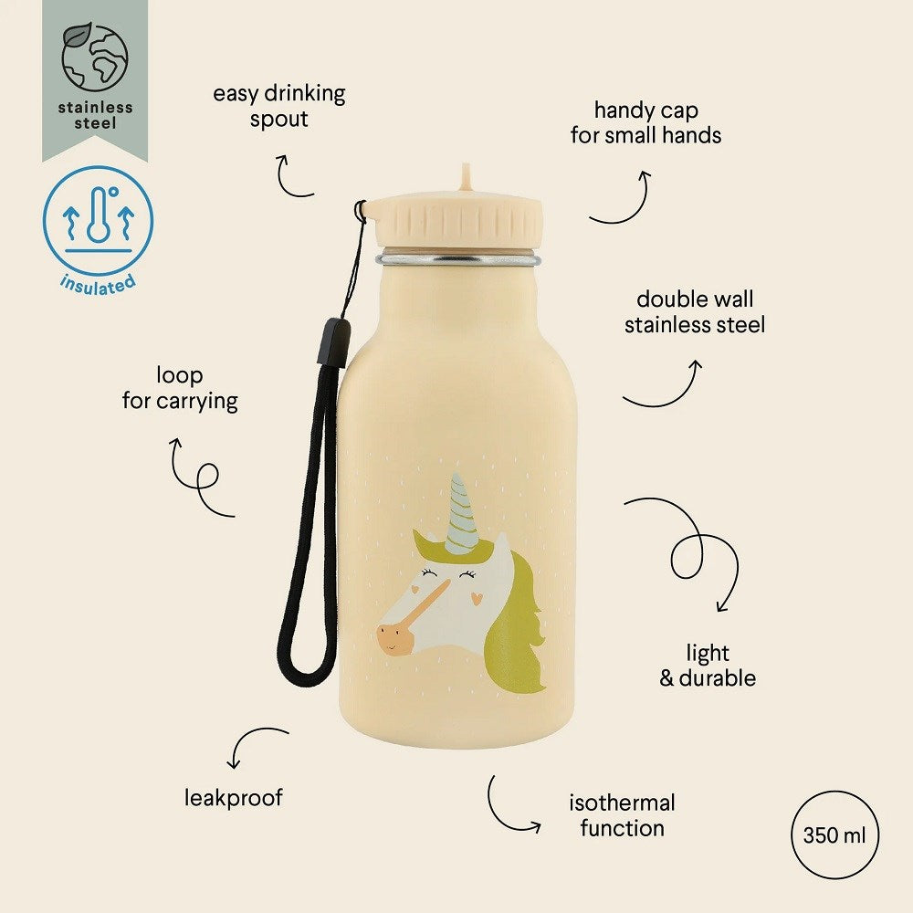 Trıxie Çocuk Çelik Termos Su Şişesi 350 ml - Mrs.Unicorn