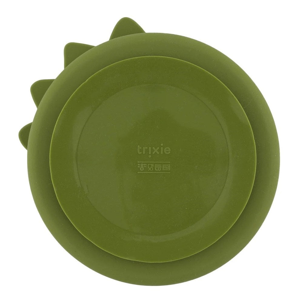 Trixie Divided Silikon Bölmeli Tabak- Mr. Dino