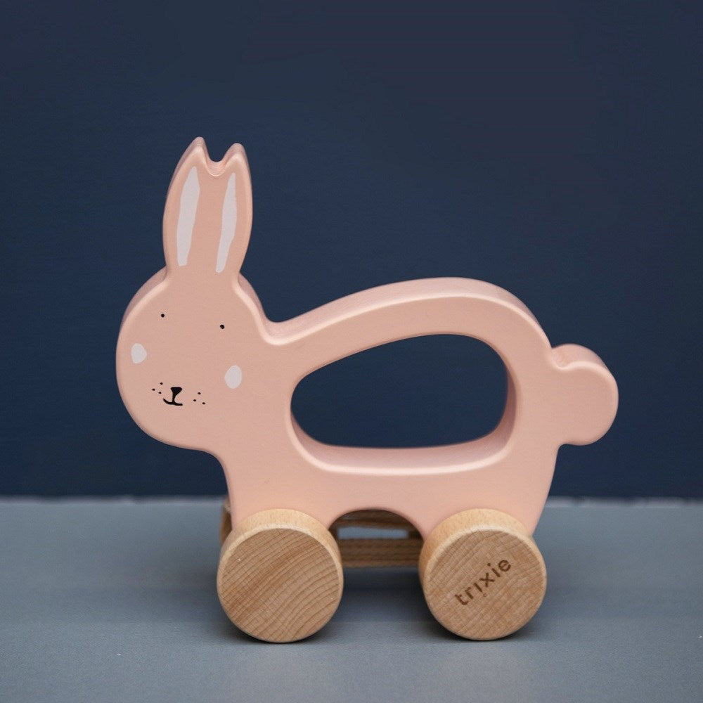 Trixie  Mrs. Rabbit - Ahşap İpli Araba