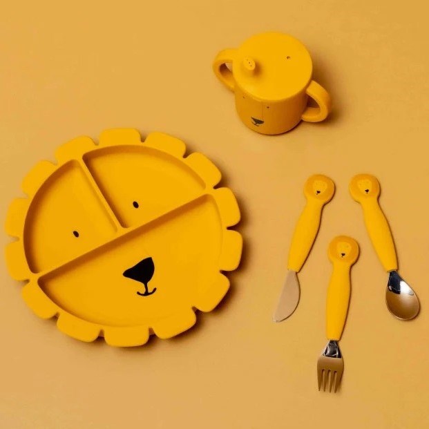 Trixie Silikon Çatal Bıçak Takımı 3'lü Set   Mr.Lion