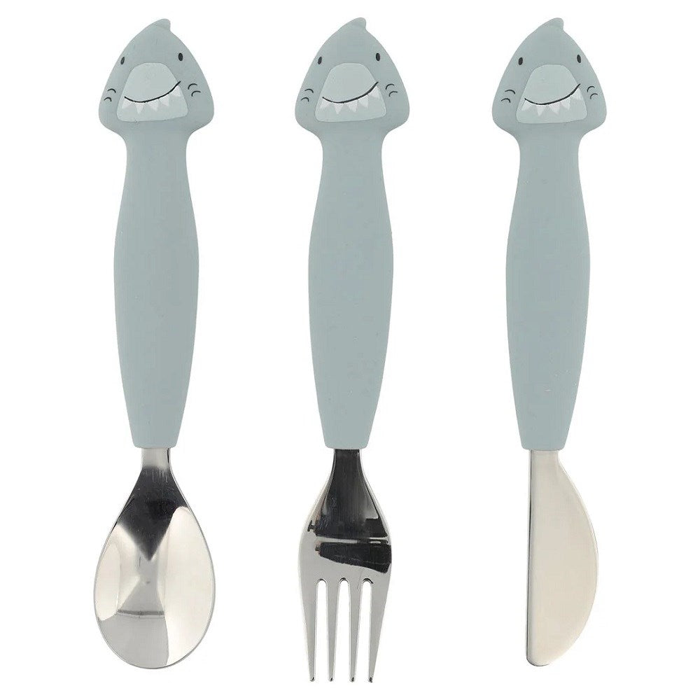 Trixie Silikon Çatal Bıçak Takımı 3'lü Set   Mr.Shark
