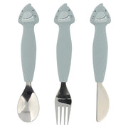 Trixie Silikon Çatal Bıçak Takımı 3'lü Set   Mr.Shark