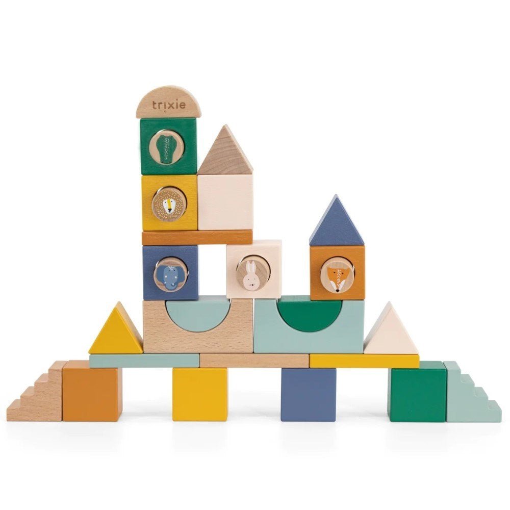 Trixie  Wooden Block Cıty- 31 Parça Ahşap Blok Şehir