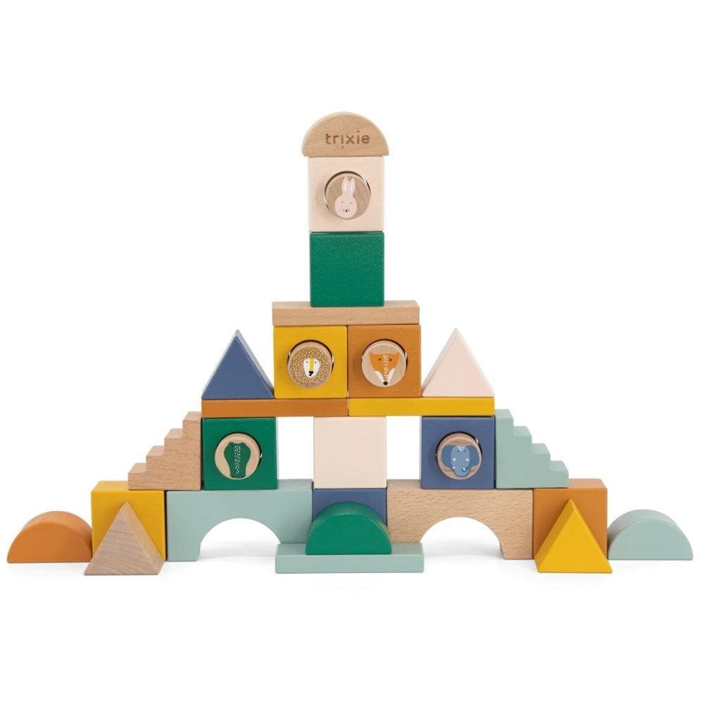 Trixie  Wooden Block Cıty- 31 Parça Ahşap Blok Şehir
