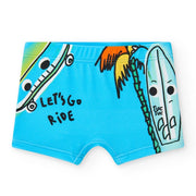 Tuc Tuc Yazlık Erkek Bebek Çocuk Şort Mayo Mavi