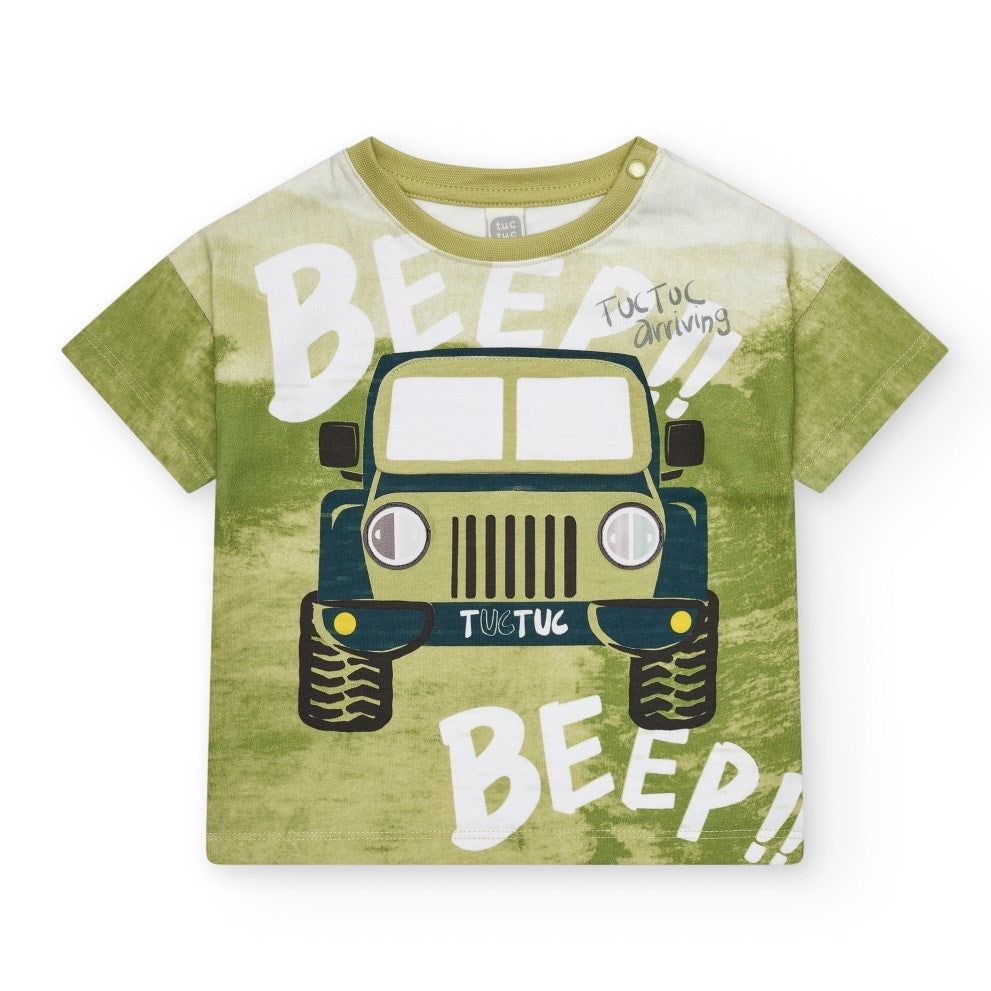 Tuc Tuc Yazlık Erkek Çocuk T-shirt Beyaz
