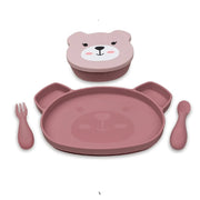 Tum Tum Betsy Bear Silikon 5'li  Beslenme Tabak Seti