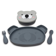 Tum Tum Kev Koala Silikon 5'li  Beslenme Tabak Seti