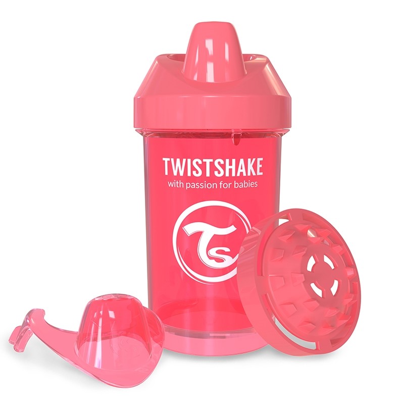 Twistshake Crawler Cup Suluk 8 Ay+ 300 ml Şeftali STD