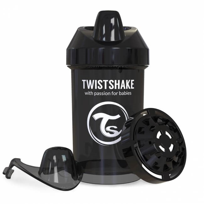 Twistshake Crawler Cup Suluk 8 Ay+ 300 ml Siyah STD