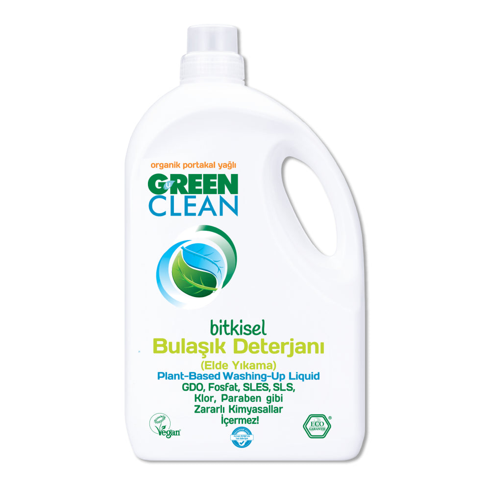 U Green Clean Organik Portakal Yağlı Bitkisel Bulaşık Deterjanı 2750 ml