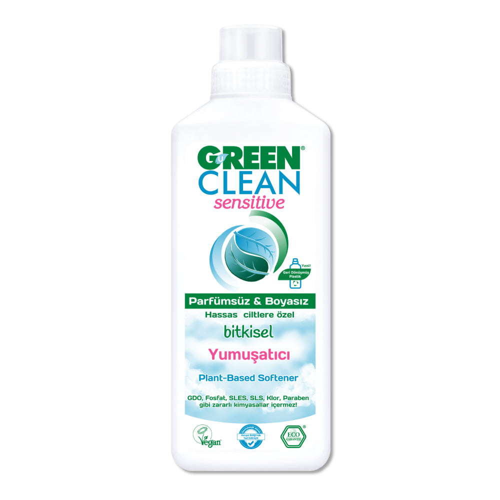 U Green Clean Sensitive Kokusuz Çamaşır Yumuşatıcısı 1000 ml