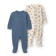 Carter's Erkek Bebek Tulum 2'li Set Mavi