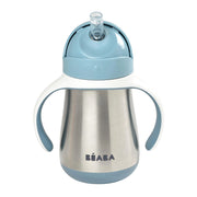 Beaba 250 Ml Çelik Pipetli Suluk Windy Blue