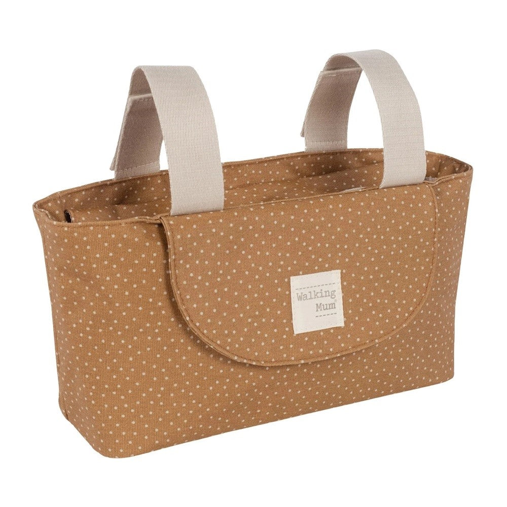 Walking Mum Poppy Bebek Arabası Kalpli Organizer Çanta Cinnamon Kahverengi