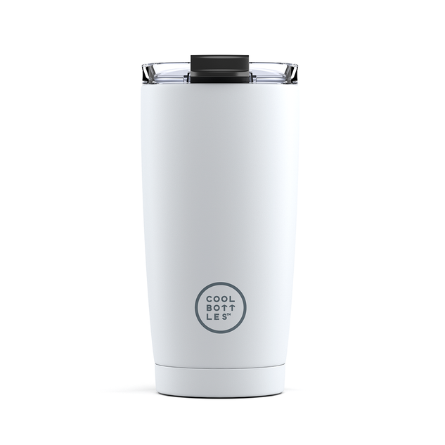 Cool Bottles Paslanmaz Çelik Bardak - The Tumbler Mono White 550ml