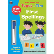Wipe-Clean First Spellings: Start School With Topsy And Tim