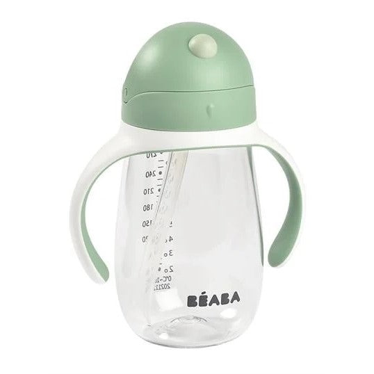 Beaba 300 Ml Şeffaf Pipetli Suluk Sage Green