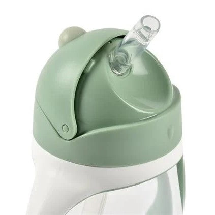 Beaba 300 Ml Şeffaf Pipetli Suluk Sage Green - Görsel 5