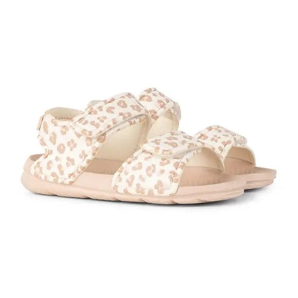 Swim Essentials Kız Çocuk Sandalet-  Leopar Ekru