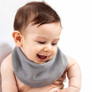 Zuppers Müslin Bebek Fular Önlük Gri