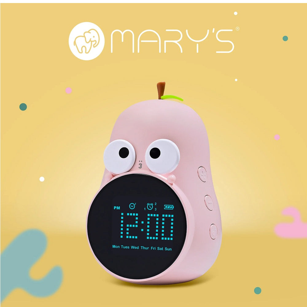 Mary's Pear Pembe Çalar Saat